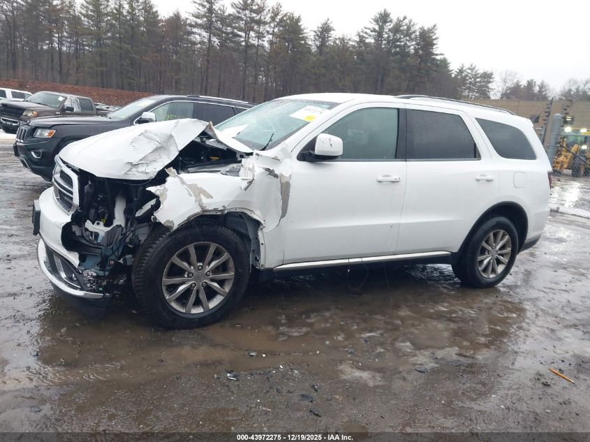 2018 Dodge Durango Sxt Awd VIN: 1C4RDJAG3JC184301 Lot: 43972275