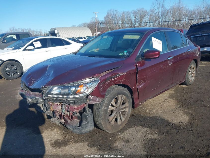 2015 Honda Accord Lx VIN: 1HGCR2F31FA241425 Lot: 43972289