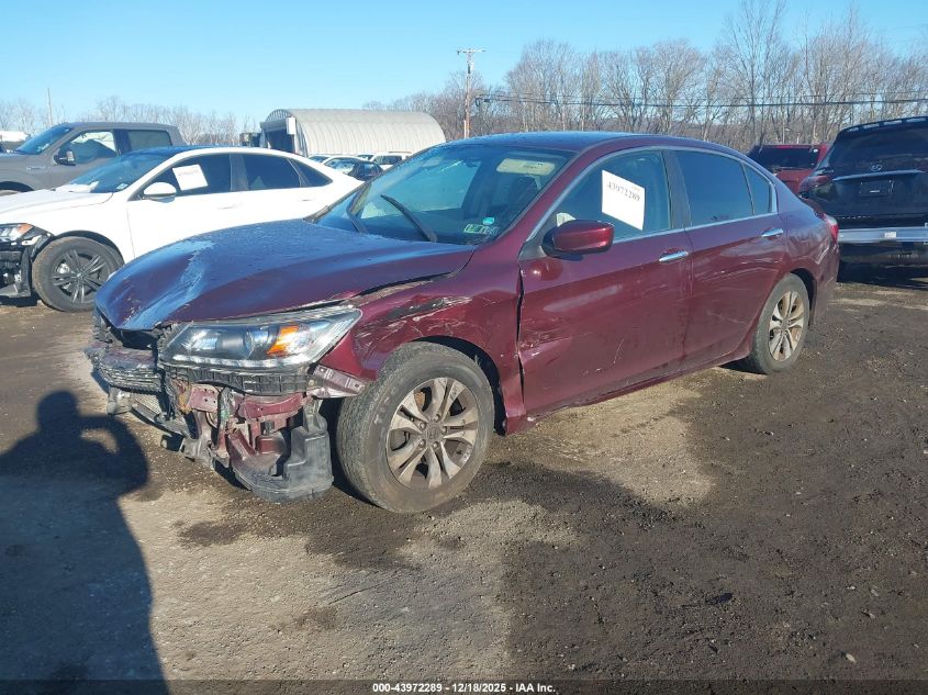 2015 Honda Accord Lx VIN: 1HGCR2F31FA241425 Lot: 43972289