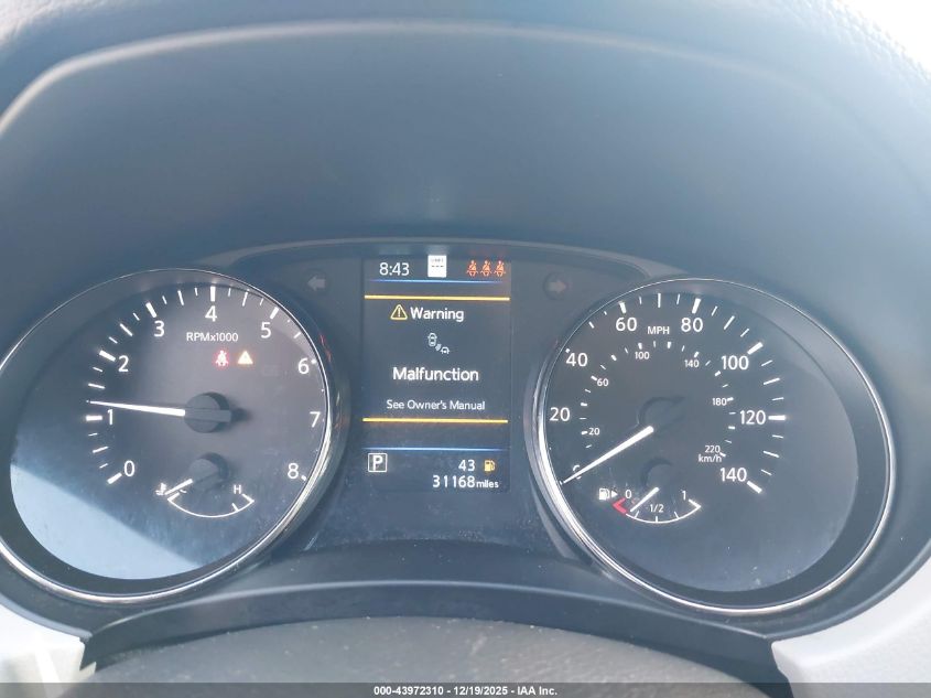 2022 Nissan Rogue Sport Sl Awd Xtronic Cvt VIN: JN1BJ1CW7NW498457 Lot: 43972310