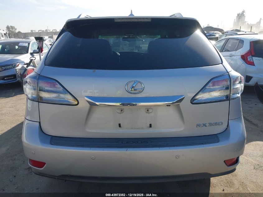 2012 Lexus Rx 350 VIN: 2T2ZK1BA8CC076651 Lot: 43972352