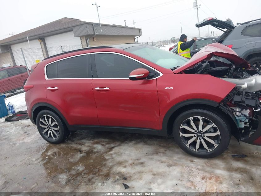 2018 Kia Sportage Ex VIN: KNDPNCACXJ7425972 Lot: 43972355