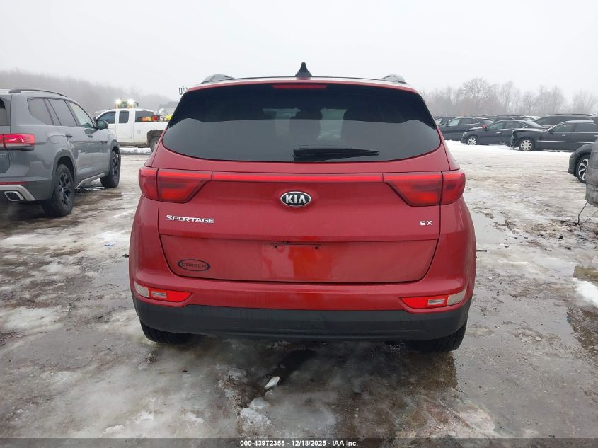 2018 Kia Sportage Ex VIN: KNDPNCACXJ7425972 Lot: 43972355
