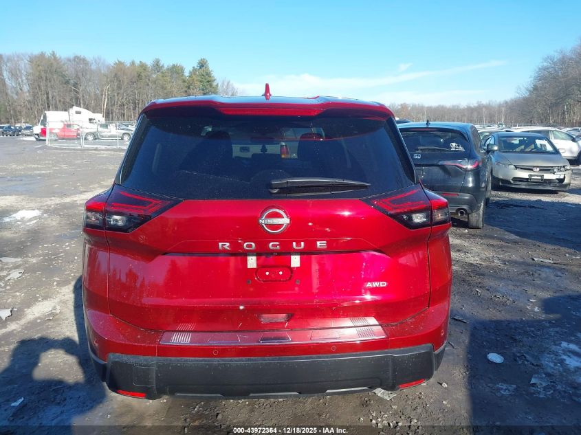 2025 Nissan Rogue Sv Intelligent Awd VIN: 5N1BT3BB4SC870475 Lot: 43972364