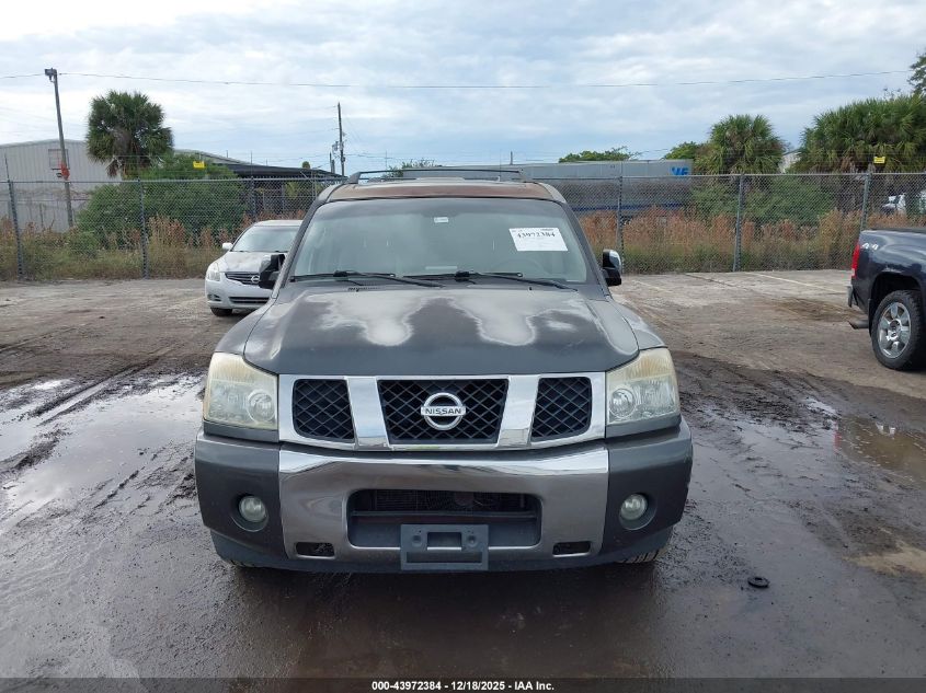 2005 Nissan Armada Le VIN: 5N1AA08A05N735937 Lot: 43972384