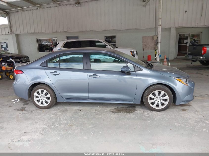 2025 Toyota Corolla Le VIN: 5YFB4MDEXSP265527 Lot: 43972388