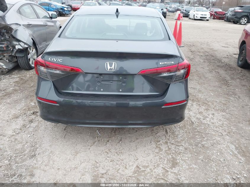 2022 Honda Civic Touring VIN: 2HGFE1F94NH316674 Lot: 43972390