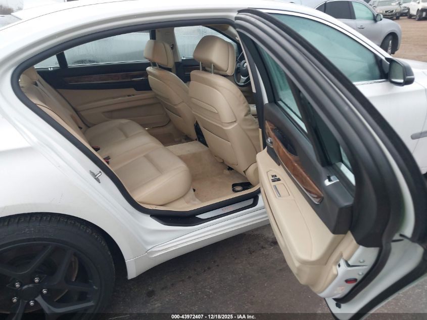 2013 BMW 750Li VIN: WBAYE8C51DD132349 Lot: 43972407