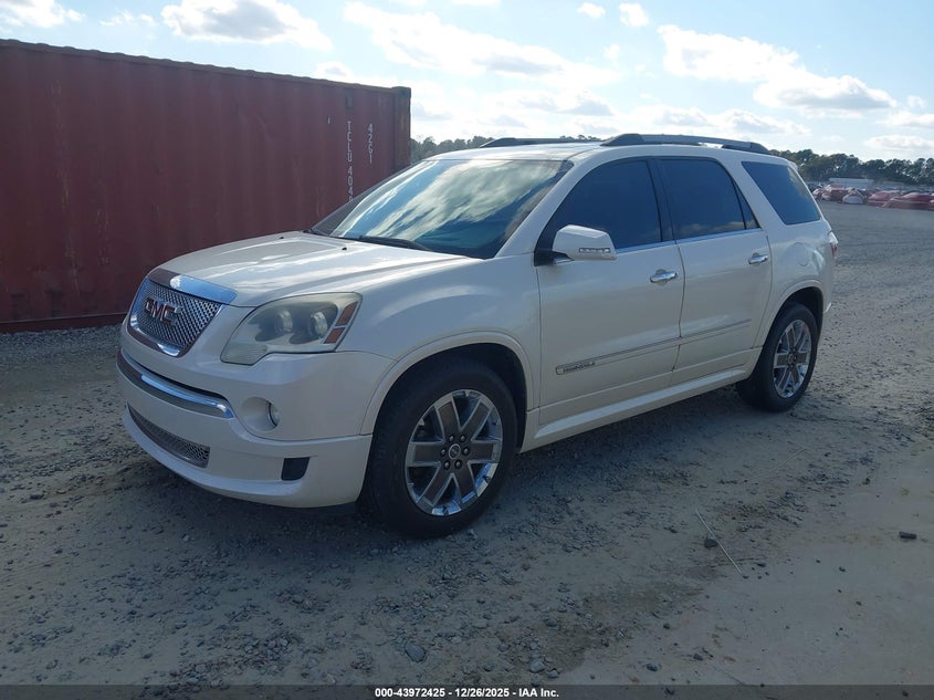 Vin: 1gkkrted2bj405516, lot: 44468121, gmc acadia denali 20112