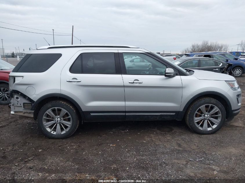 2018 Ford Explorer Limited VIN: 1FM5K8F89JGA70306 Lot: 43972432