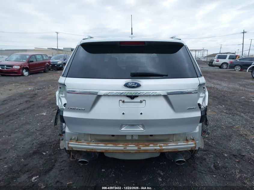 2018 Ford Explorer Limited VIN: 1FM5K8F89JGA70306 Lot: 43972432