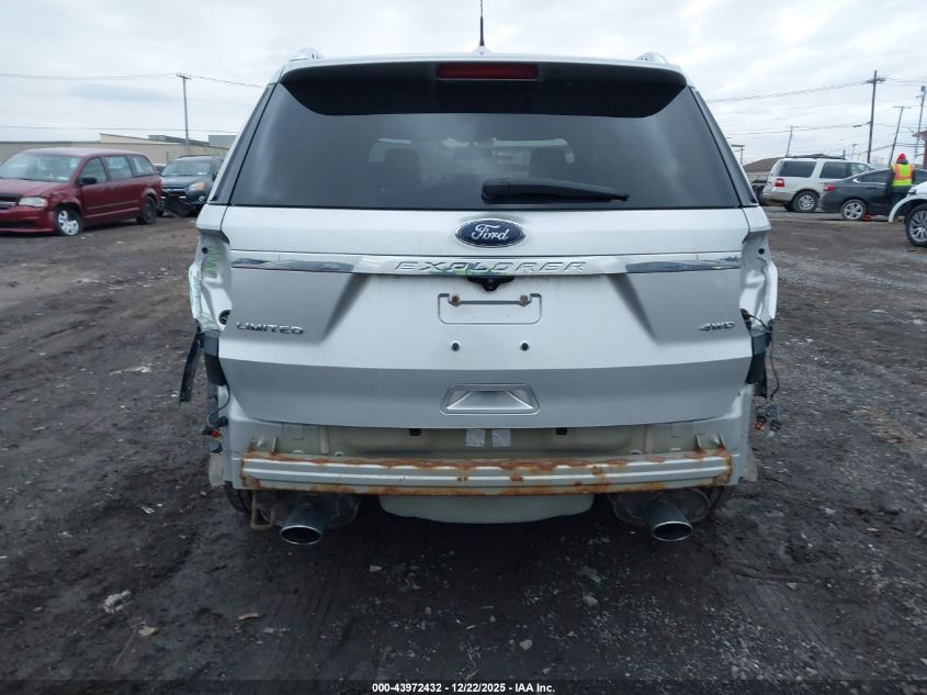 2018 Ford Explorer Limited VIN: 1FM5K8F89JGA70306 Lot: 43972432