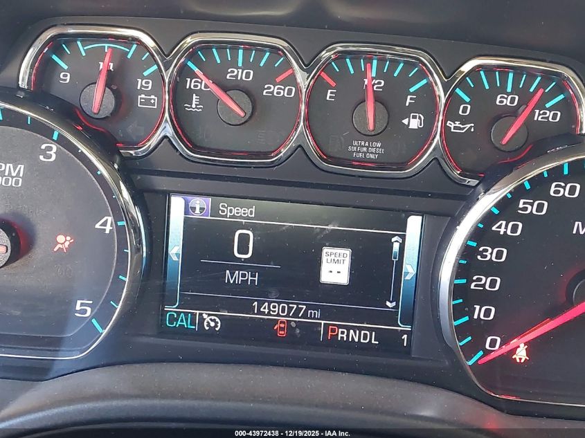 2018 GMC Sierra 2500Hd Slt VIN: 1GT12TEYXJF227080 Lot: 43972438