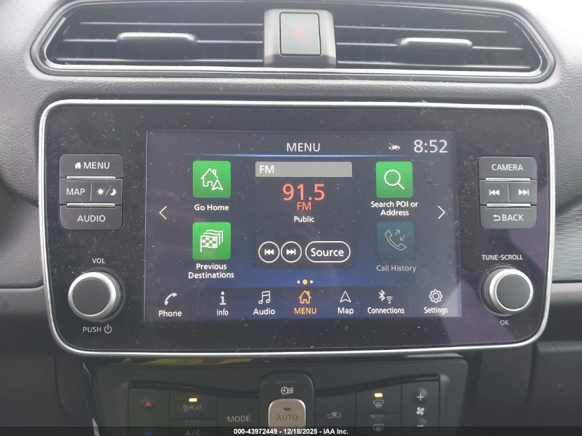 2025 Nissan Leaf Sv Plus VIN: 1N4CZ1CV4SC560367 Lot: 43972449