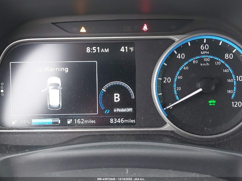 2025 Nissan Leaf Sv Plus VIN: 1N4CZ1CV4SC560367 Lot: 43972449