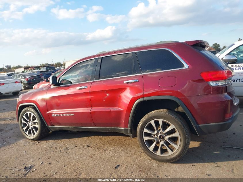 2018 Jeep Grand Cherokee Limited 4X2 VIN: 1C4RJEBG6JC168754 Lot: 43972448