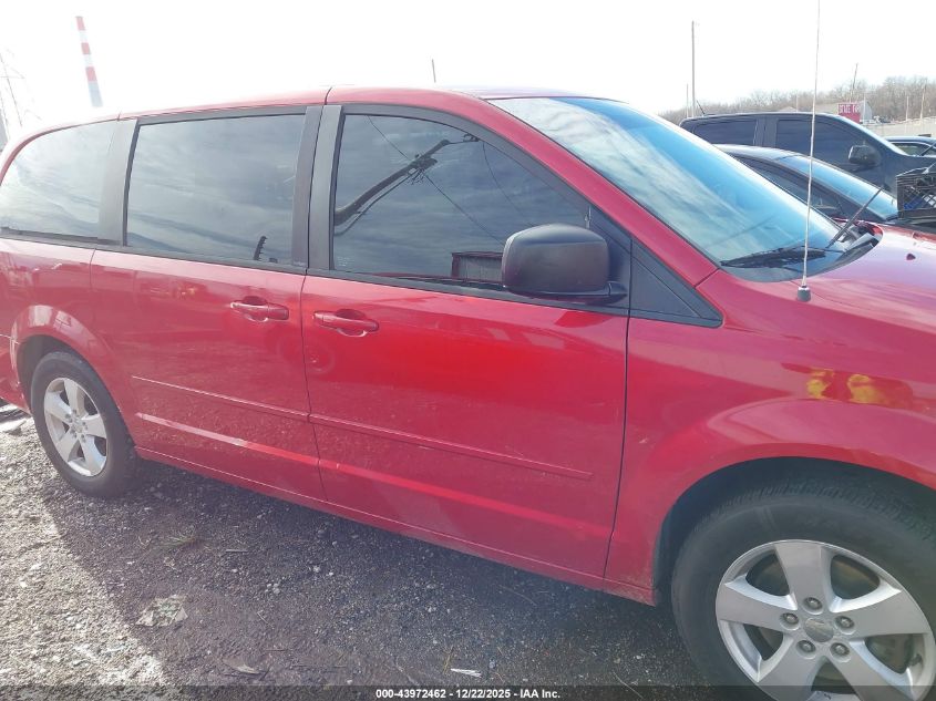 2013 Dodge Grand Caravan Se VIN: 2C4RDGBG6DR809190 Lot: 43972462