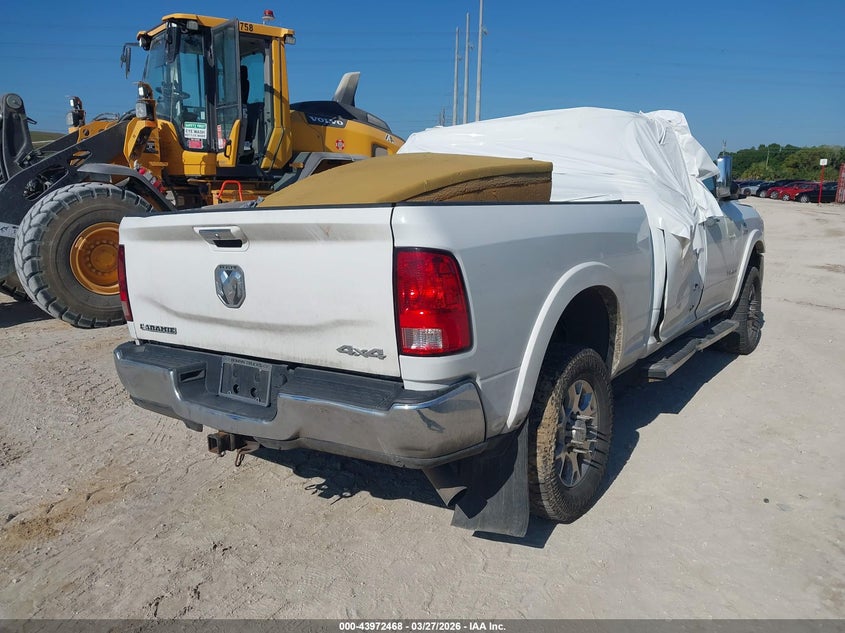 Vin: 3c6ur5fl9lg243478, lot: 44468164, ram 2500 laramie  4x4 6'4 box 20204