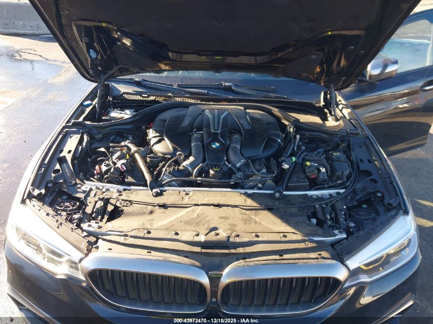 2018 BMW M550I xDrive VIN: WBAJB9C58JB034779 Lot: 43972470