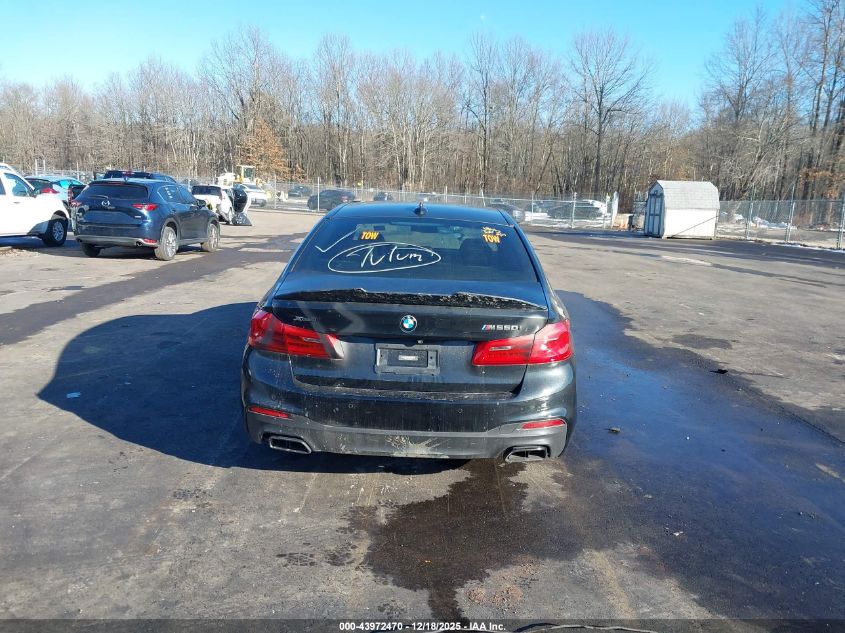 2018 BMW M550I xDrive VIN: WBAJB9C58JB034779 Lot: 43972470