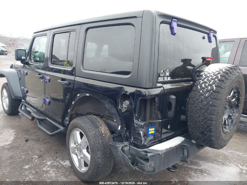 2018 Jeep Wrangler Unlimited Sport 4X4 VIN: 1C4HJXDN2JW221080 Lot: 43972478