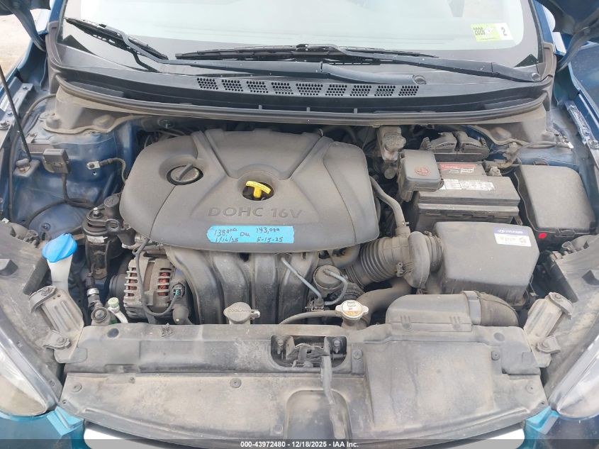 2014 Hyundai Elantra Se (Ulsan Plant) VIN: KMHDH4AE9EU149546 Lot: 43972480