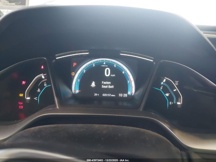 2019 Honda Civic Ex-L VIN: 2HGFC1F77KH650911 Lot: 43972482