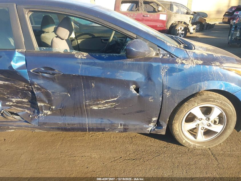 2015 Hyundai Elantra Se VIN: 5NPDH4AE2FH616841 Lot: 43972507