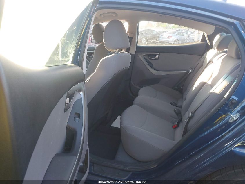 2015 Hyundai Elantra Se VIN: 5NPDH4AE2FH616841 Lot: 43972507