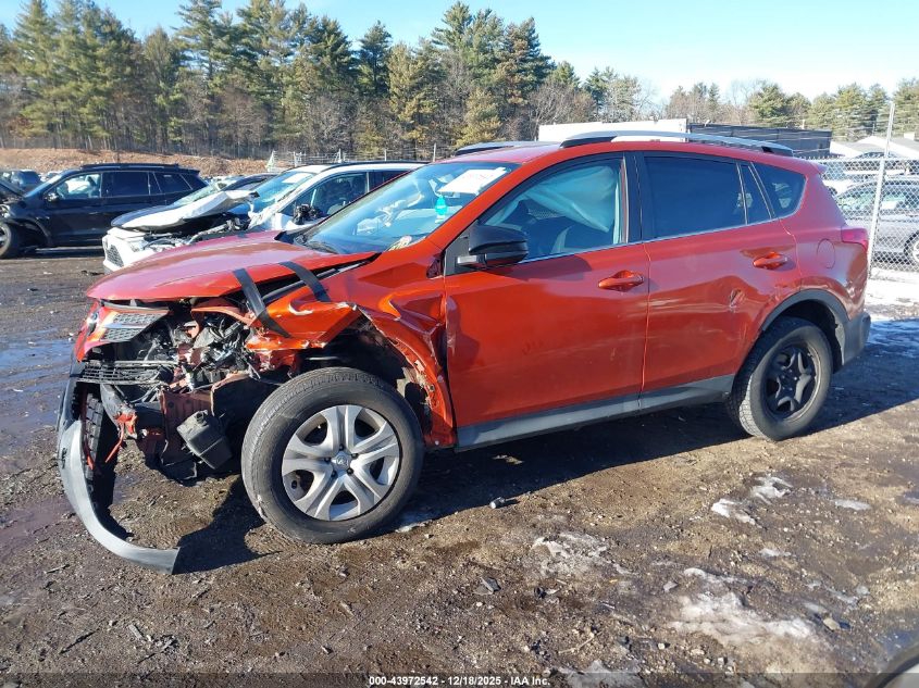 2015 Toyota Rav4 Le VIN: 2T3BFREV6FW255689 Lot: 43972542