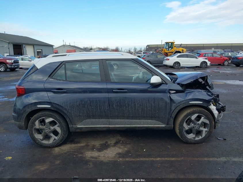 2021 Hyundai Venue Denim VIN: KMHRC8A38MU104087 Lot: 43972546