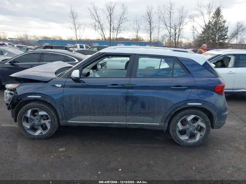 2021 Hyundai Venue Denim VIN: KMHRC8A38MU104087 Lot: 43972546