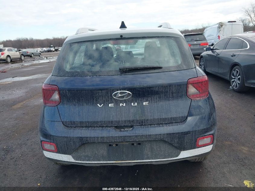 2021 Hyundai Venue Denim VIN: KMHRC8A38MU104087 Lot: 43972546