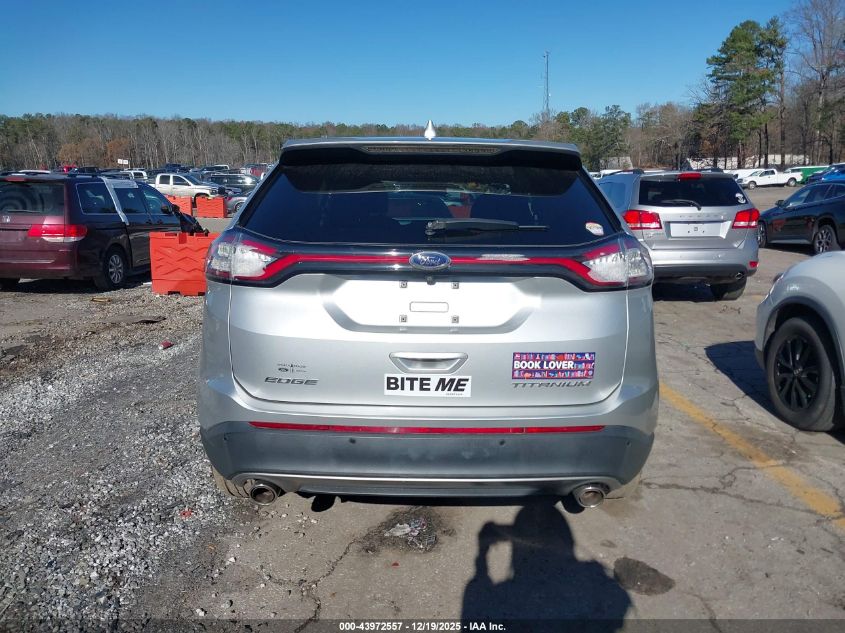 2016 Ford Edge Titanium VIN: 2FMPK3K8XGBC29867 Lot: 43972557
