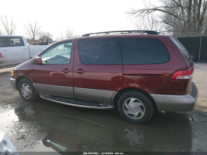 2001 Toyota Sienna Xle VIN: 4T3ZF13C41U364601 Lot: 43972561