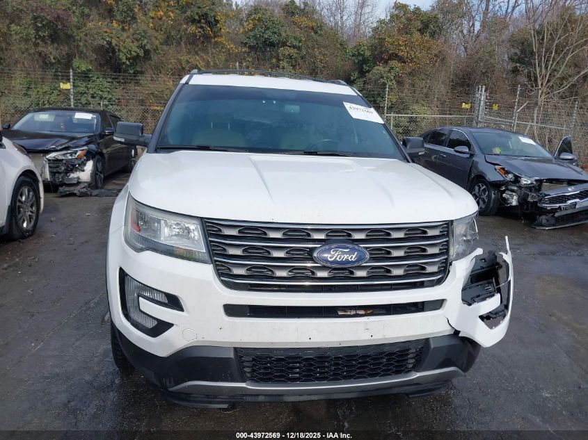 2017 Ford Explorer Xlt VIN: 1FM5K8D82HGD56155 Lot: 43972569