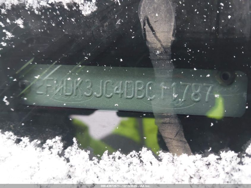 2013 Ford Edge Sel VIN: 2FMDK3JC4DBC11787 Lot: 43972571