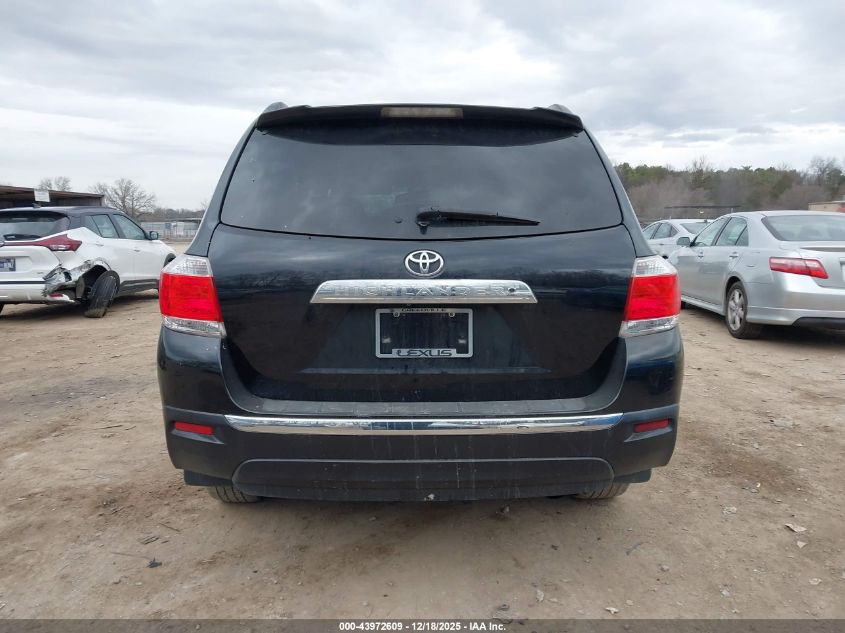 2013 Toyota Highlander Base Plus VIN: 5TDZA3EH0DS035497 Lot: 43972609