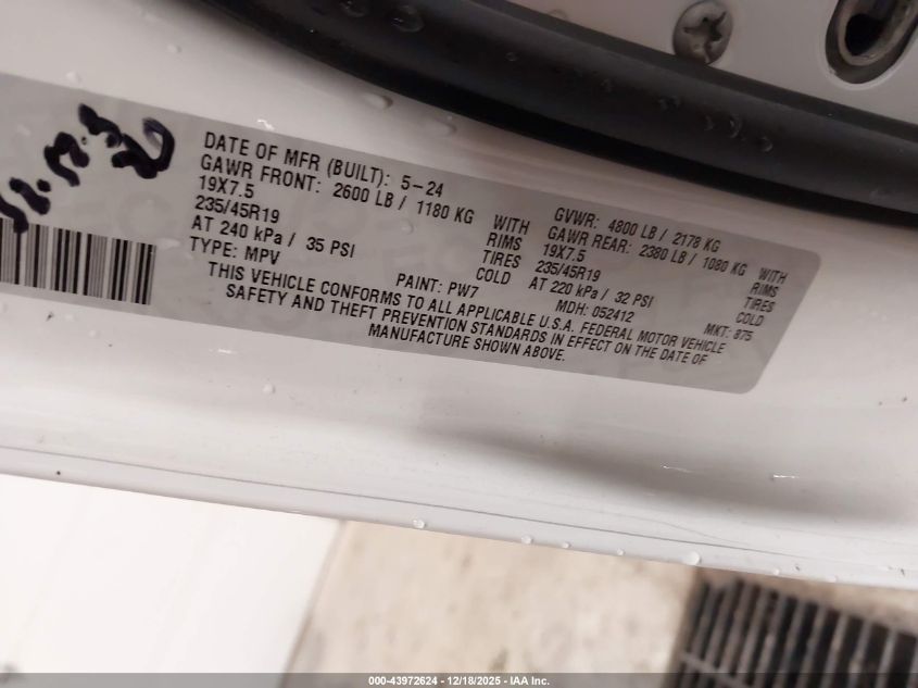 2024 Jeep Compass Limited 4X4 VIN: 3C4NJDCN4RT152767 Lot: 43972624