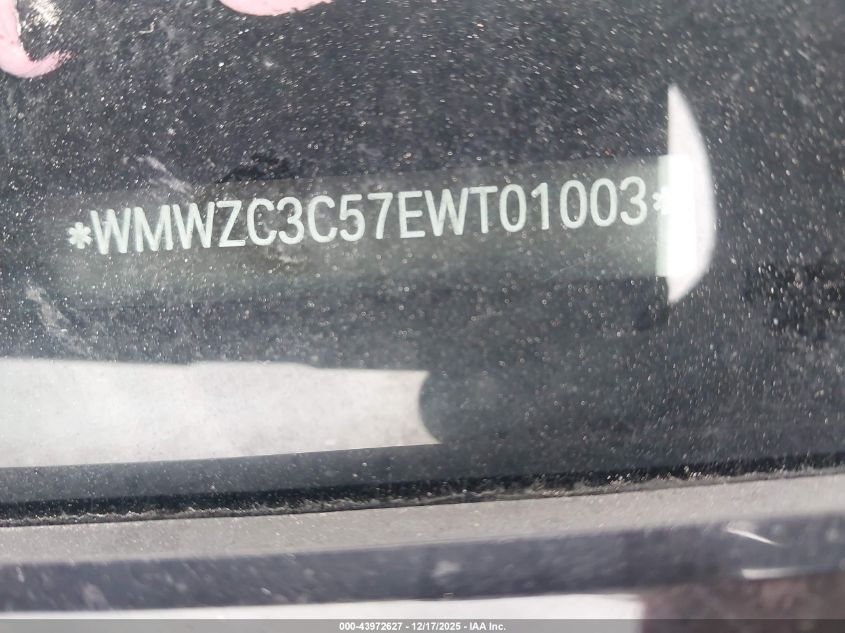 2014 Mini Countryman Cooper S VIN: WMWZC3C57EWT01003 Lot: 43972627