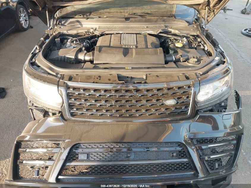 2014 Land Rover Range Rover 5.0L V8 Supercharged/5.0L V8 Supercharged Ebony Edition VIN: SALGS2TF0EA195144 Lot: 43972628