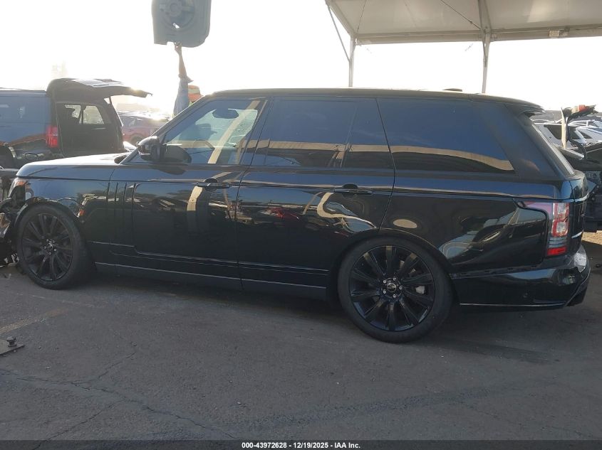 2014 Land Rover Range Rover 5.0L V8 Supercharged/5.0L V8 Supercharged Ebony Edition VIN: SALGS2TF0EA195144 Lot: 43972628