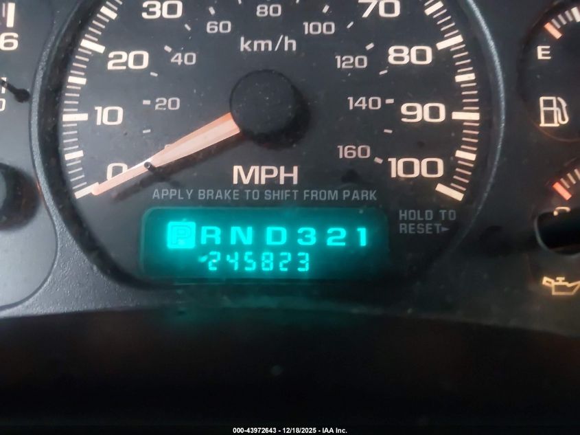 2002 Chevrolet Suburban 1500 Z71 VIN: 3GNFK16Z52G189038 Lot: 43972643