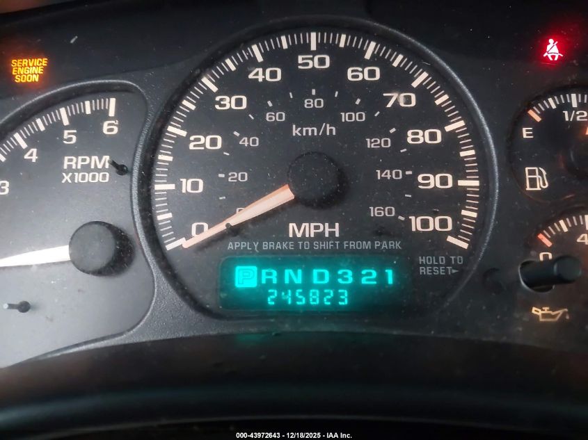 2002 Chevrolet Suburban 1500 Z71 VIN: 3GNFK16Z52G189038 Lot: 43972643