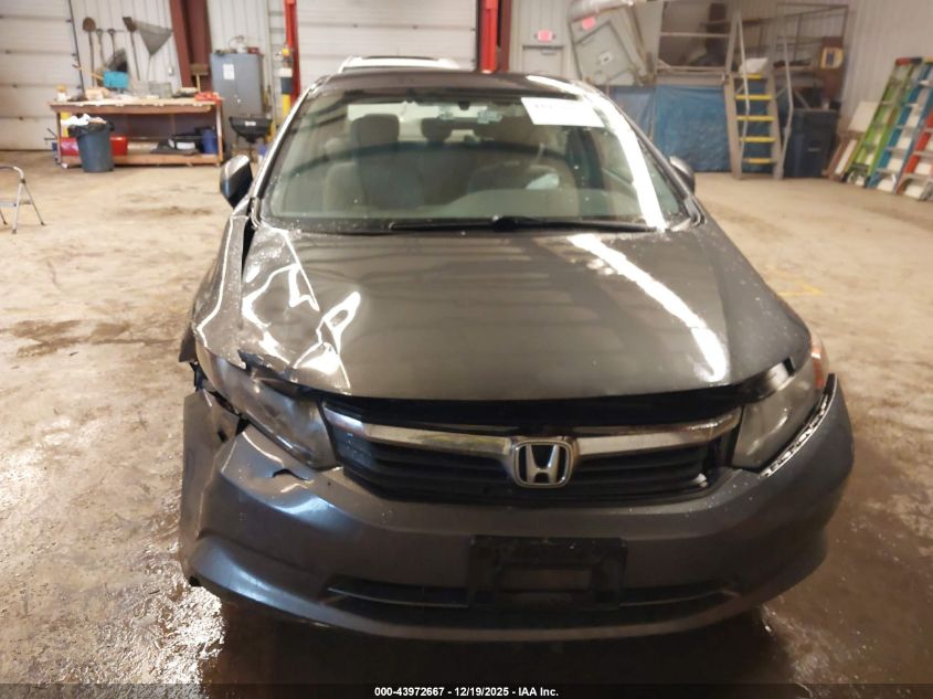 2012 Honda Civic Lx VIN: 2HGFB2F53CH605599 Lot: 43972667
