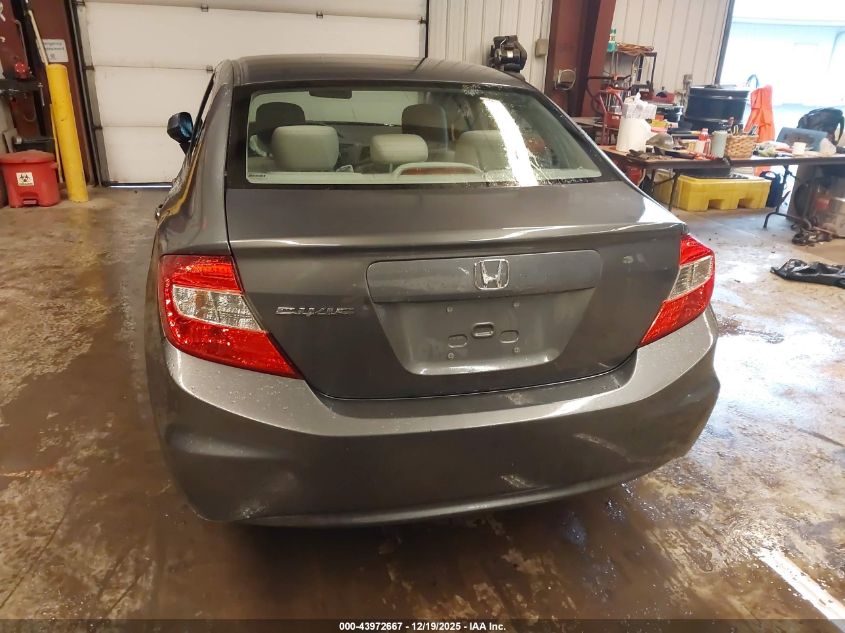 2012 Honda Civic Lx VIN: 2HGFB2F53CH605599 Lot: 43972667