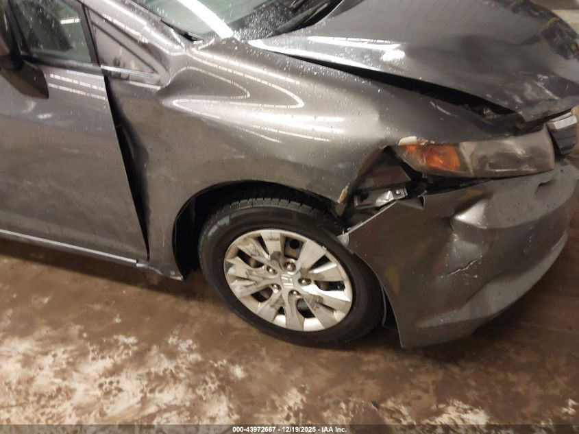 2012 Honda Civic Lx VIN: 2HGFB2F53CH605599 Lot: 43972667