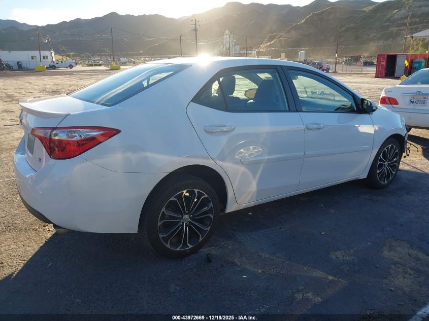 2014 Toyota Corolla S Plus VIN: 5YFBURHE9EP041113 Lot: 43972669
