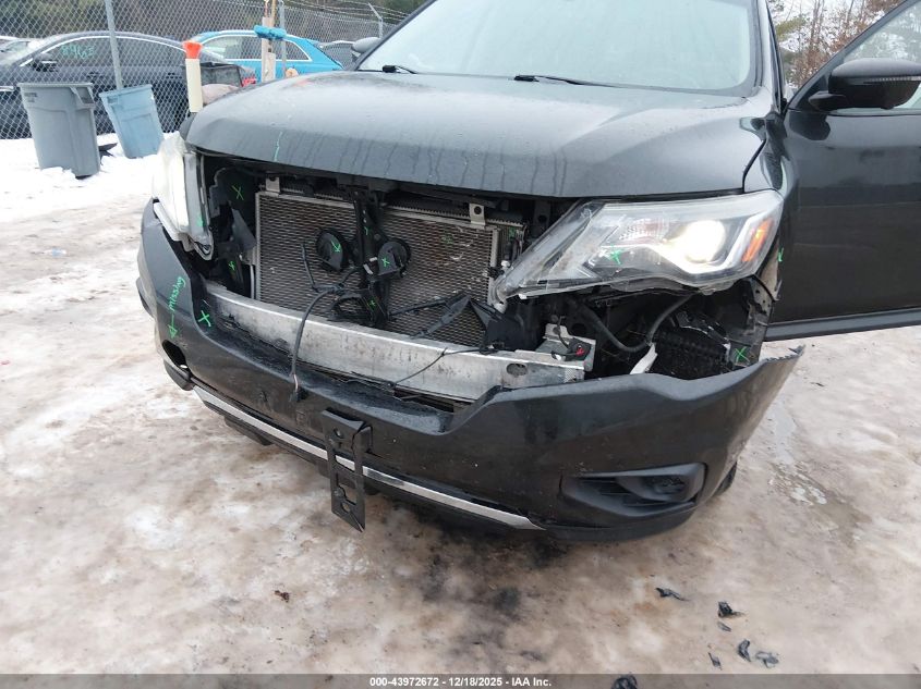 2017 Nissan Pathfinder Sl VIN: 5N1DR2MM2HC644833 Lot: 43972672