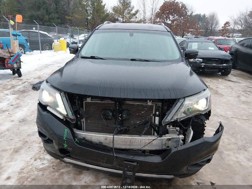 2017 Nissan Pathfinder Sl VIN: 5N1DR2MM2HC644833 Lot: 43972672